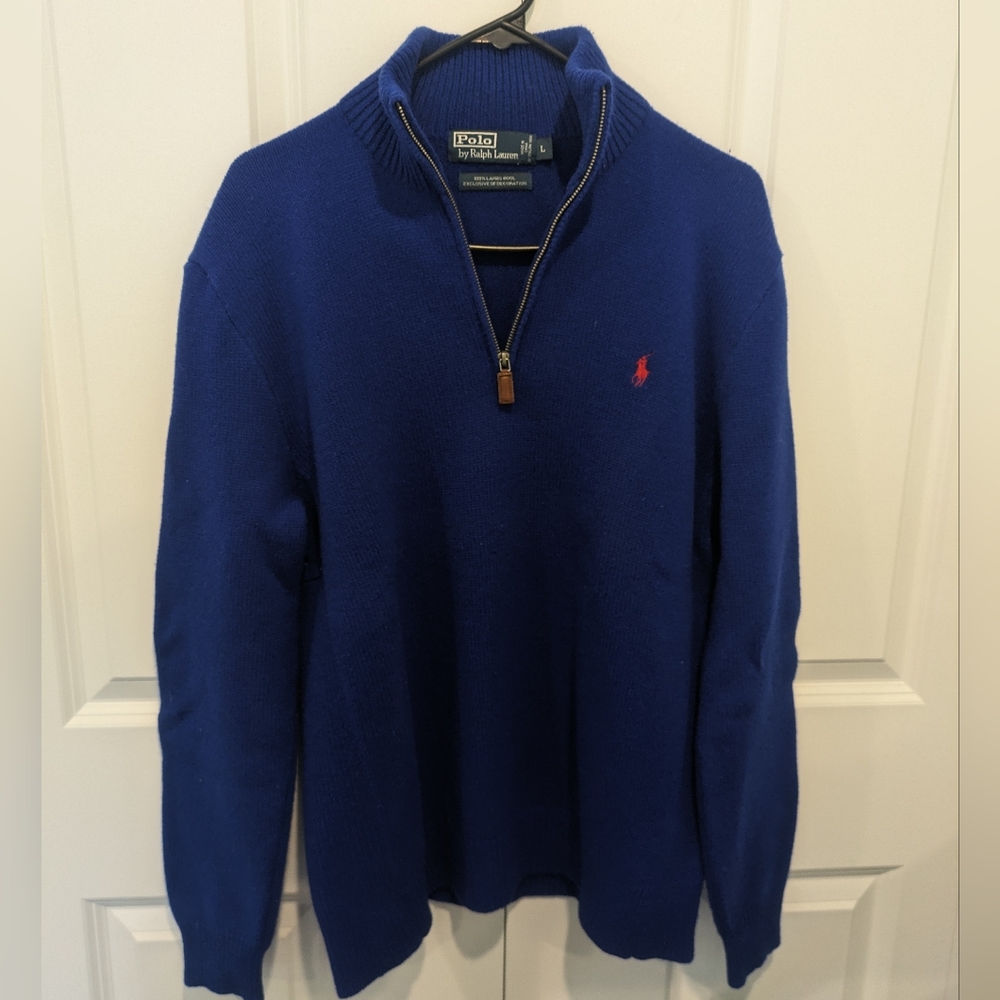 Bright Blue Ralph Lauren Sweater